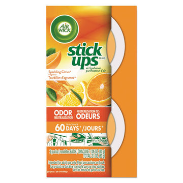 Air Wick® Stick Ups Air Freshener, 2.1 Oz, Sparkling Citrus, 12-carton freeshipping - TVN Wholesale